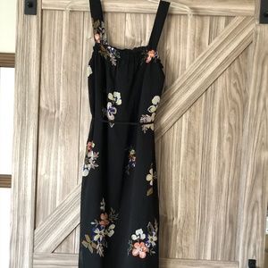 Liz Lange XS Maternity Black Floral Dress